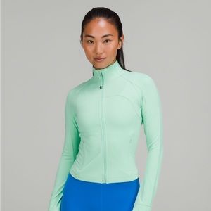 Lululemon Cropped Define Jacket Wild Mint Sz 4
